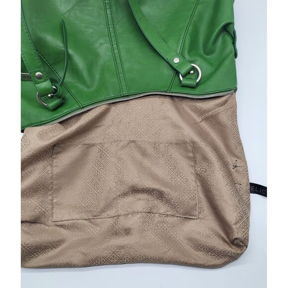 RELIC Y2K Apple Green Shoulder Bag Faux Leather Purse Double Strap *Flaw - Picture 11 of 12